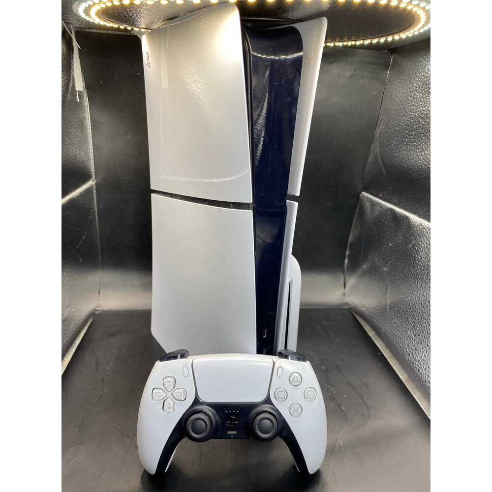 Sony PlayStation 5 Slim PS5 Slim with Disc Drive W Controller & Cables authentic